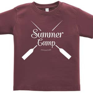 Camiseta de acampamento de verão - Camiseta de verão - Camiseta de acampamento - Camiseta para meninos - Roupas para meninas - Camiseta para acampamento - Camiseta para meninos