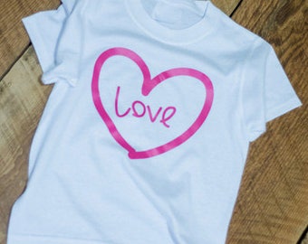 Love - Kids Shirt - Boys Shirt - Girls Shirt - Unique Kids Shirt - Love Shirt - Toddler Tees - Kids Clothing - Christian