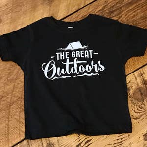 The Great Outdoors - Kids Shirt - Boy Shirt - Boy Clothing - Unique Kids Shirt - Kids Tees - Adventurer - Kids clothes