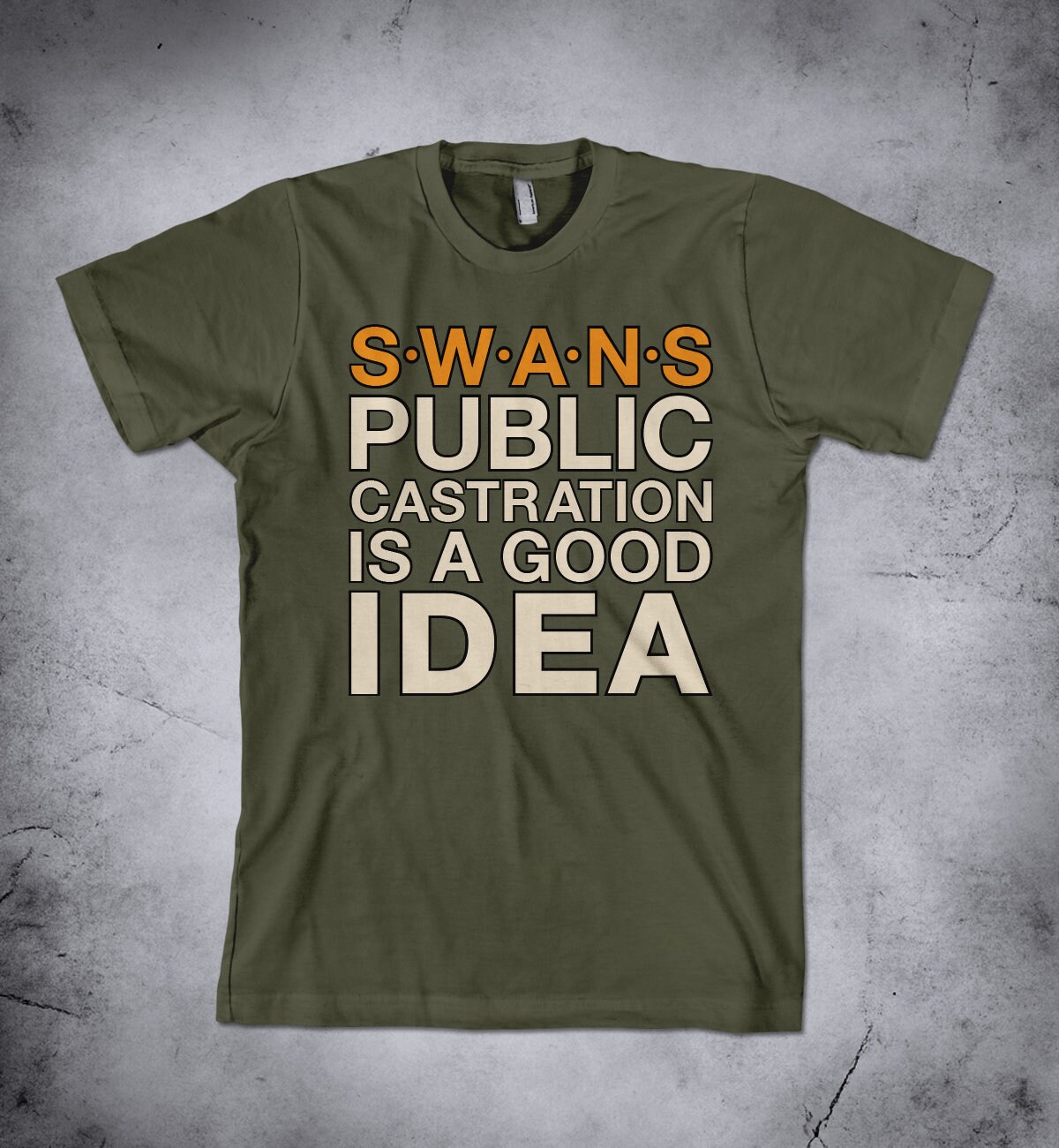 Swans Public Castration is a Good Idea t shirt Swans band | Etsy