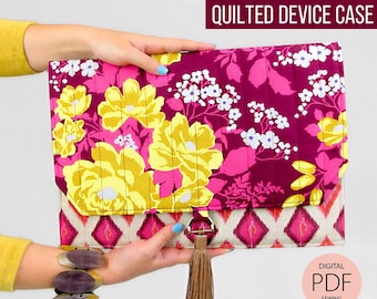 Quilted Slimline Device Case – PDF Sewing Pattern