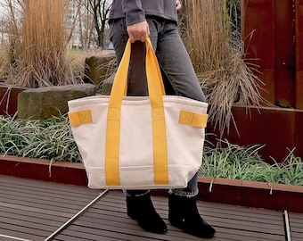 Box Style Jumbo Canvas Tote Digital PDF Sewing Pattern