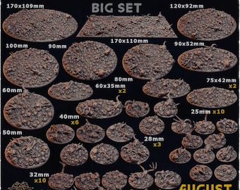 Campos de calaveras - Warhammer/AOS/Bases en miniatura