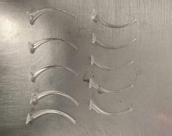 Flight stands for 40k Wargaming Miniatures Set of 10, compatible with GW boxes, clear plastic, tabletop gaming accessories