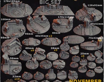 Imperio en ruinas - Warhammer/AOS/Bases en miniatura