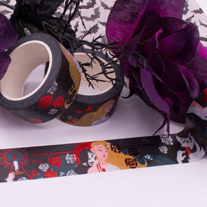 Love Bites Sapphic Vampire Red Foil Washi Tape