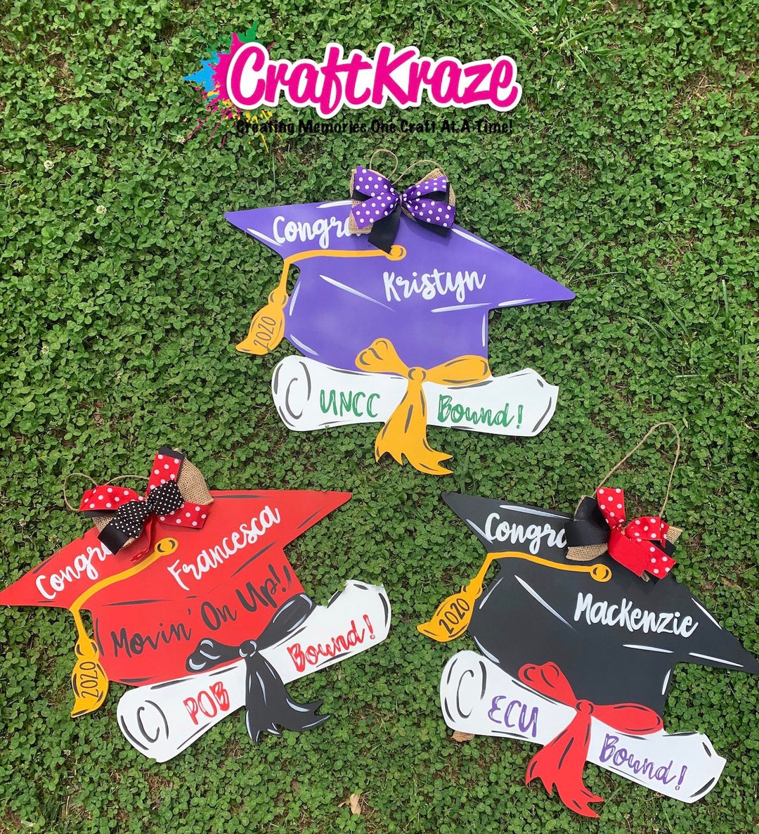 Graduation Door Hanger, Graduation Wreath, Graduation Cap, Grad Wooden