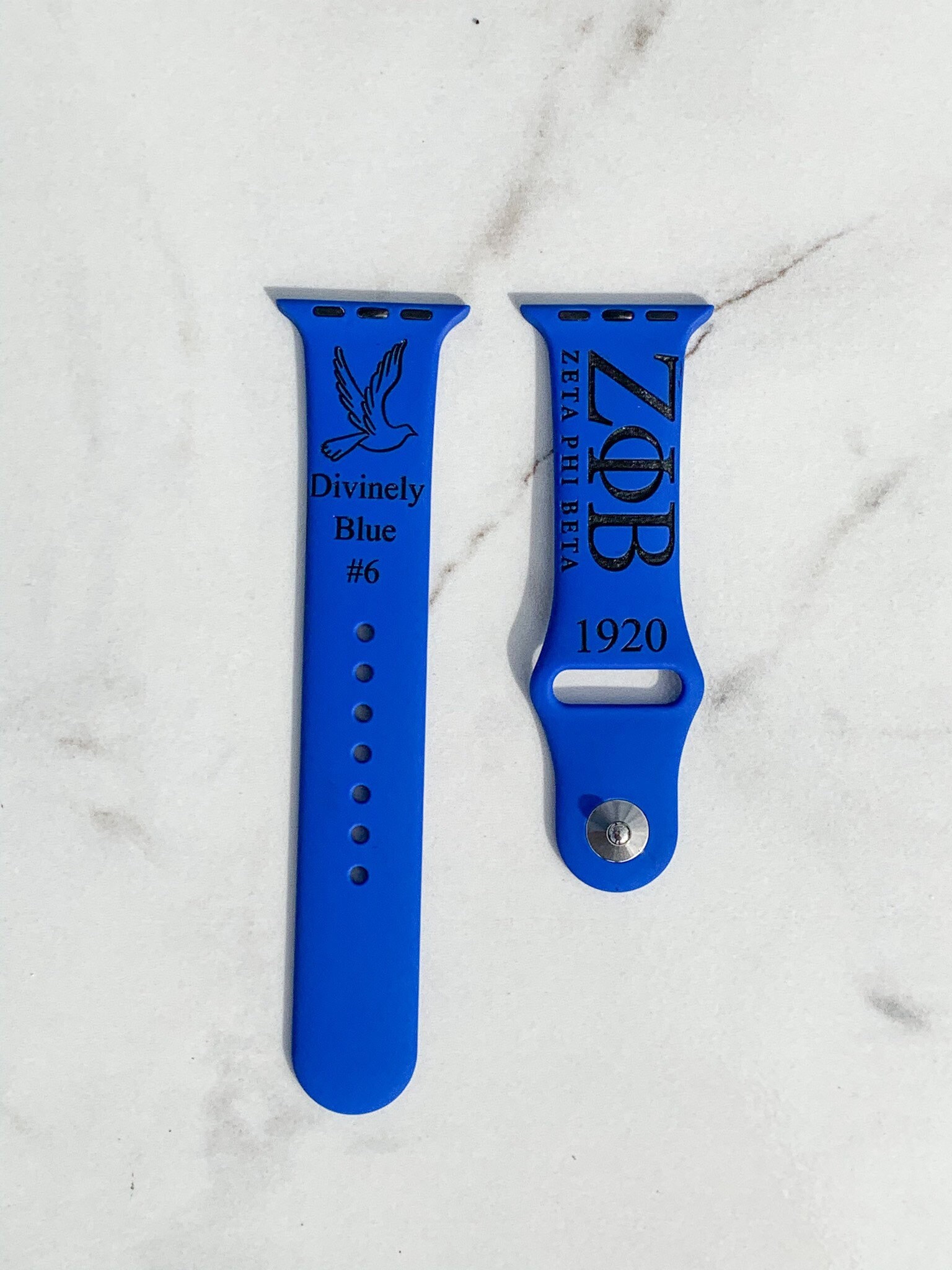 Zeta Phi Beta Watch Band Engraved Watch Bands Sorority Gift DST