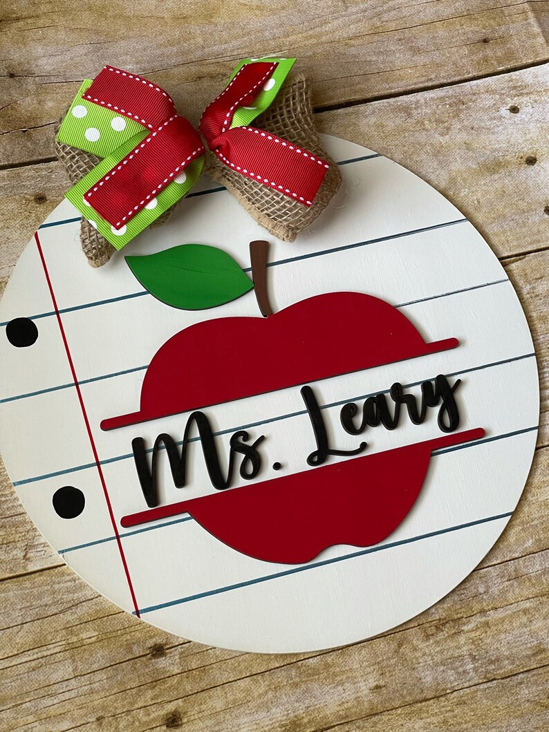 Mini Teacher Sign Teacher Door Decor Teacher Appreciation - Etsy