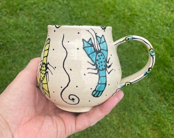 Rainbow Lobster Mug