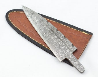 New Fantastic Sgian Dubh  Damascus Steel Blank Blade Made in Sheffield England