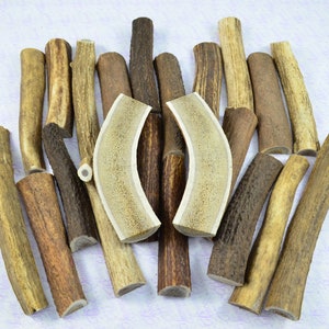 Split Deer Antler Chews For Dogs All Scottish Red Deer 100% Natural Organic Shed (Small) 0-50 Grammes