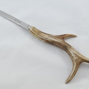 Genuine Roe Deer Stag Horn Antler Handled Ladies Letter Opener Made in Sheffield England