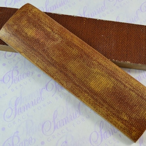 Pair of Golden Brown Canvas Micarta Knife Scales Knife Making Parts Micarta Blanks