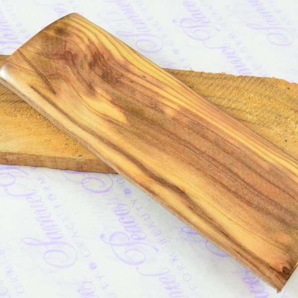 Pair of Olive Wood Knife Scales Knife Making Parts Wood Blanks