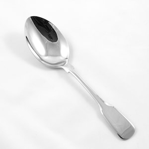 New Plain Fiddle Table/Serving Spoon Made in Sheffield England Stainless Steel Handmade in our Sheffield Factory