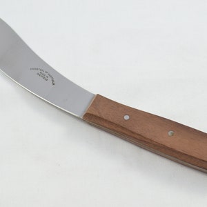 Vintage 6&quot; Skinning Knife Made in Sheffield England Carbon Blade Hardwood Handle