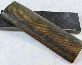 Pair of Rainbow Canvas Micarta Knife Scales Knife Making Parts Micarta Blanks