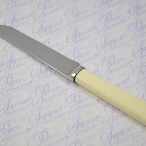 New Fantastic Genuine Cream/white Handle Cheese Knife Made In Sheffield England image 5