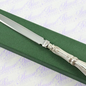 Joseph Rodgers Albert Pattern sterling Silver letter Opener/Paper Knife Hallmarked Sheffield 1904 Fantastic Condition Gift Boxed