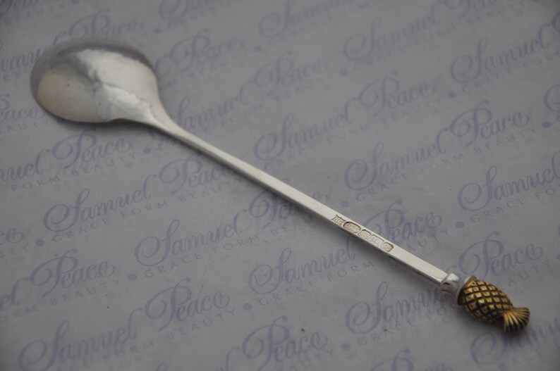 Sterling Silver Large Cocktail Spoon Hallmarked 2021 Made in Etsy