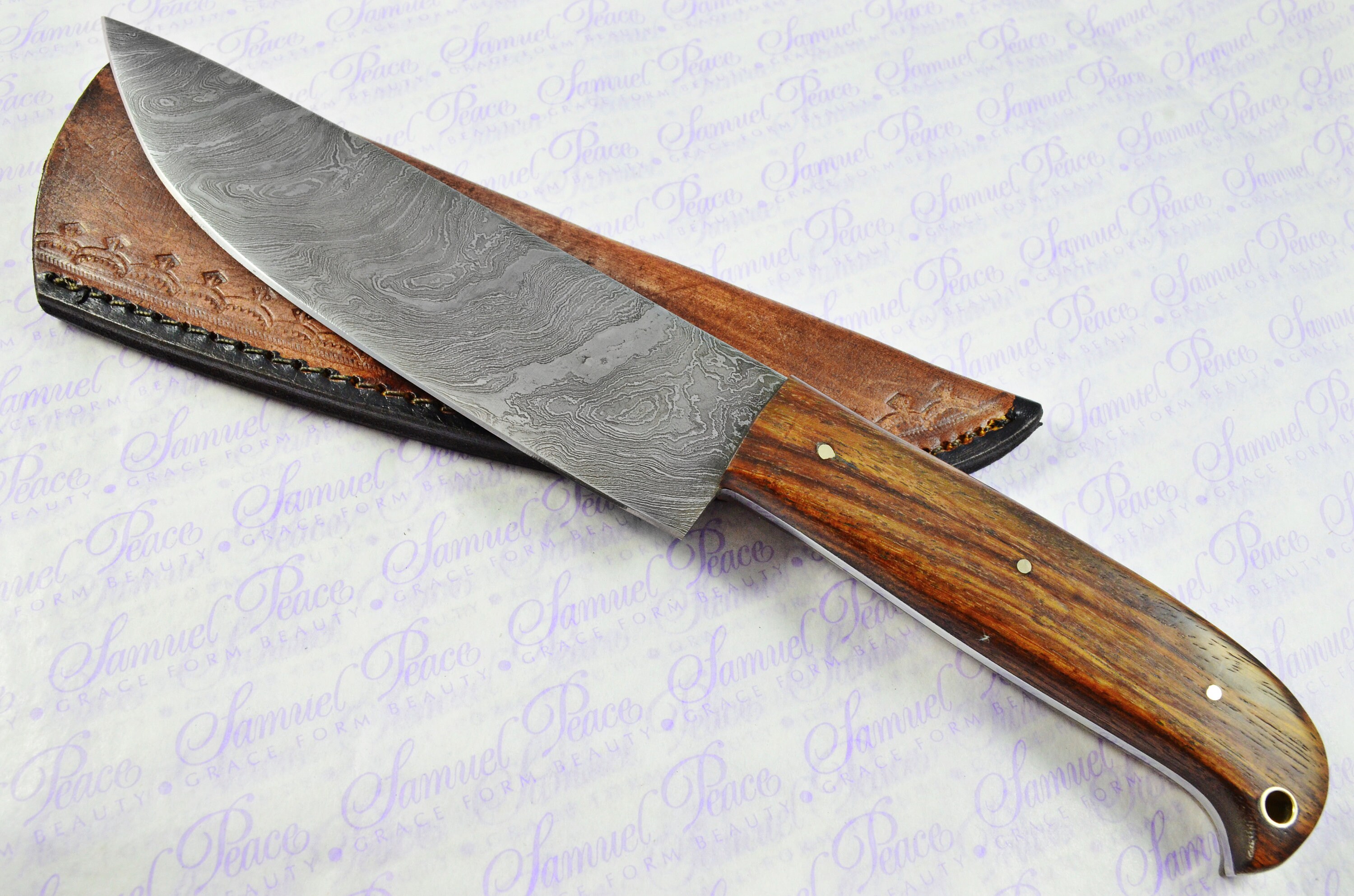 Kitchen Knife Making Kit Fantastic Damascus Steel Chef's Etsy Australia