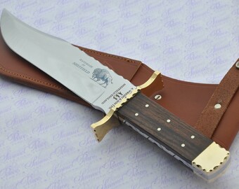 Genuine Authentic A Wright & Sons Scale Tang Amazique 10&quot; Bowie Knife Sheffield England