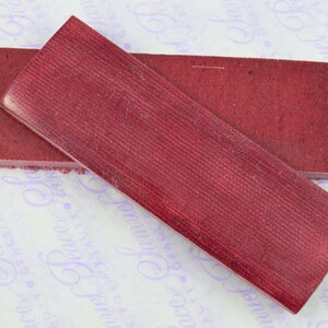 Pair of Magenta Canvas Micarta Knife Scales Knife Making Parts Micarta Blanks