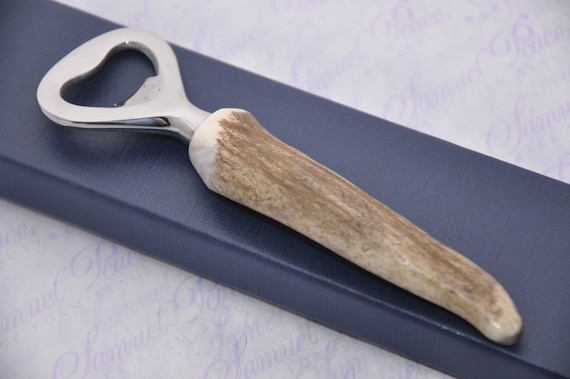 Fantastic Genuine Stag//Antler Handle Corkscrew Made In Sheffield England
