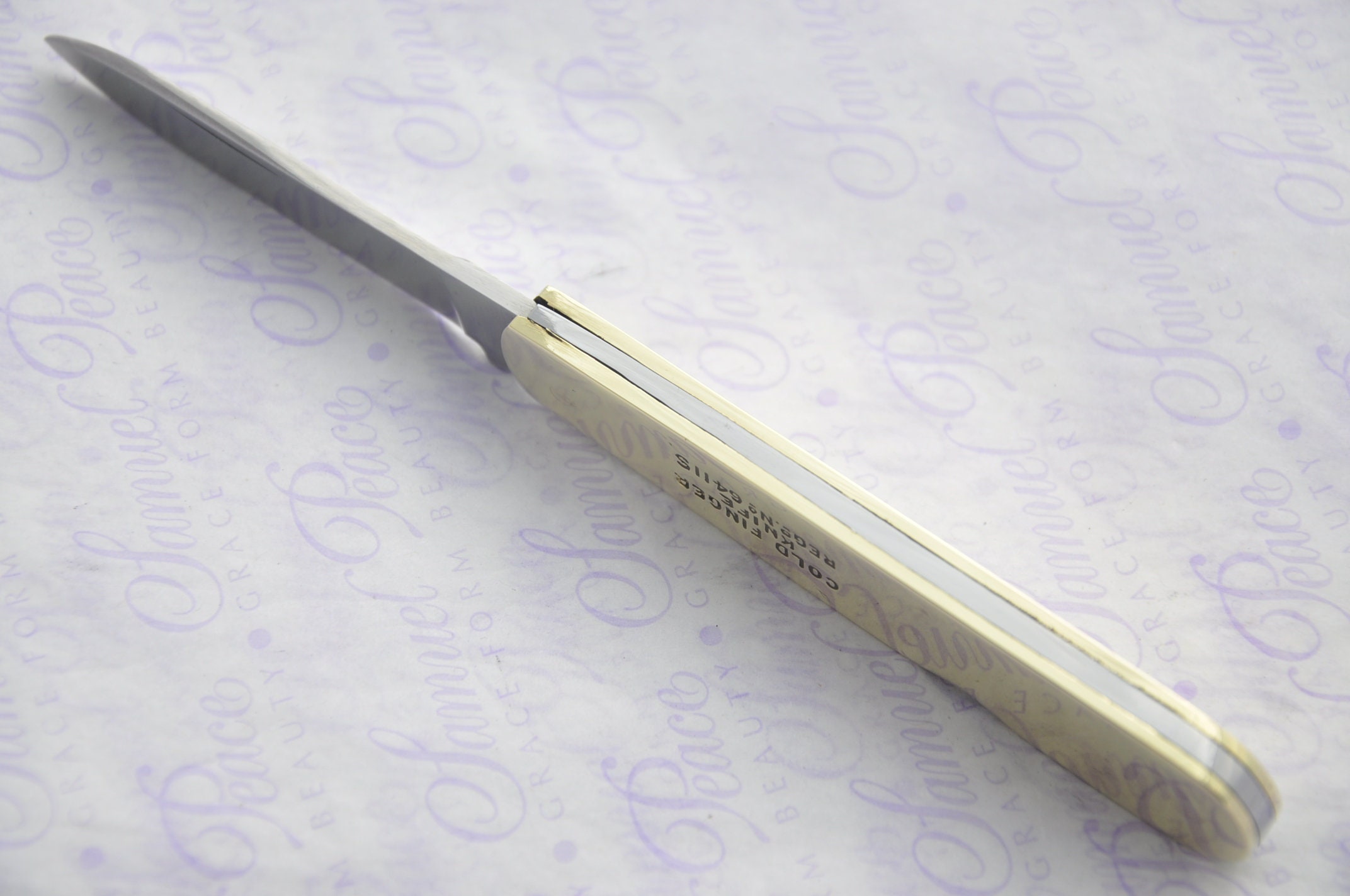 Genuine brass Cold Finger Pen/Pocket Knife Made Etsy