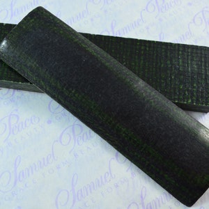 Pair of Army Green Burlap Canvas Micarta Knife Scales Knife Making Parts Micarta Blanks