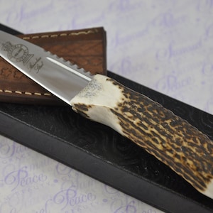 New Fantastic Genuine Stag Horn Handle Sgian Dubh Made in Sheffield England