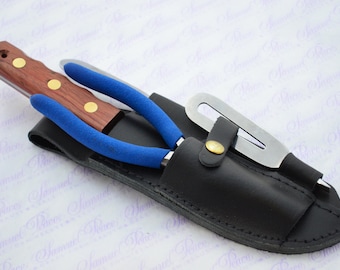 4 Piece Yachtsmans Set Made in Sheffield England Carbon Blade Hardwood Handle