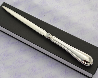 New Old English Thread Handled Letter Opener Gift Boxed Sheffield England 2022 Stamped Sheffield England
