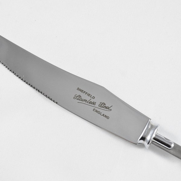 Stamped Sheffield Made Stainless Steel Steak Knife Blade with Bolster