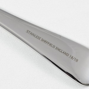 New Old English Pattern 4 Piece place Setting Made in Sheffield England Stainless Steel Cutlery Fantastic image 5