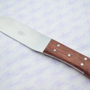 Scale Tang Rigging Knife Made in Sheffield England Carbon Blade Hardwood Handle