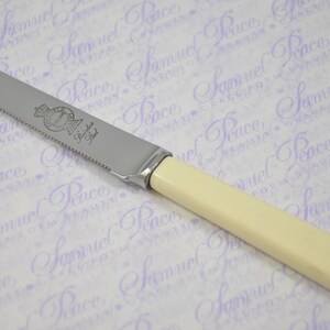 New Fantastic Genuine Cream/white Handle Cheese Knife Made In Sheffield England image 2