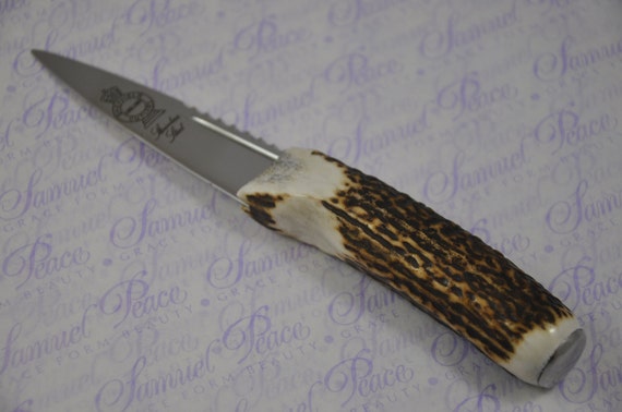 Sgian Dubh New Fantastic Genuine Carbon Steel Stag Antler Handle