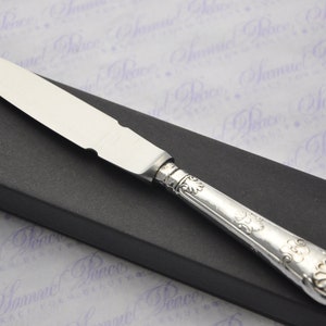 Kings The Second pattern sterling silver letter opener/paper knife hallmarked Sheffield England 1828 Joseph Rodgers Look !!
