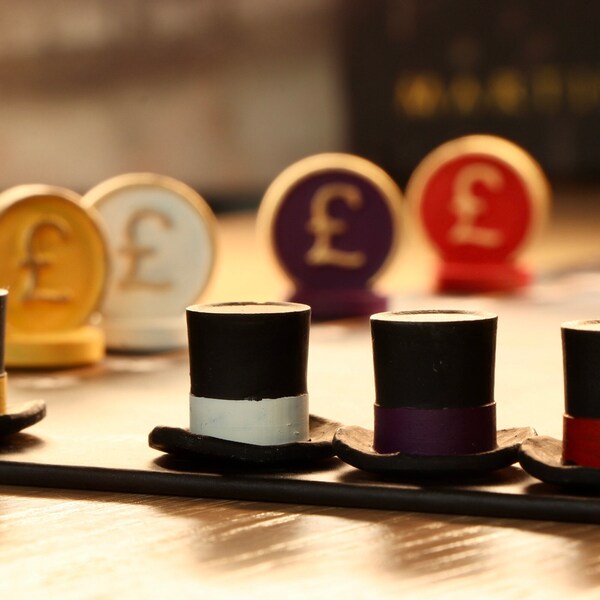 Brass:Birmingham / Lancashire 3D Printed and Hand-painted Models of Income Markers and VP Markers