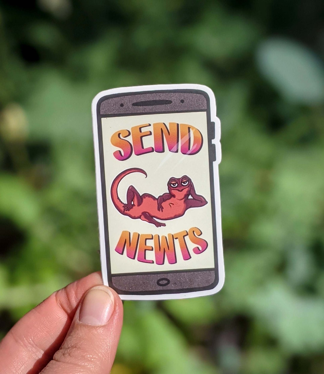 Send Newts Sticker Send Newts II Vinyl Sticker 3