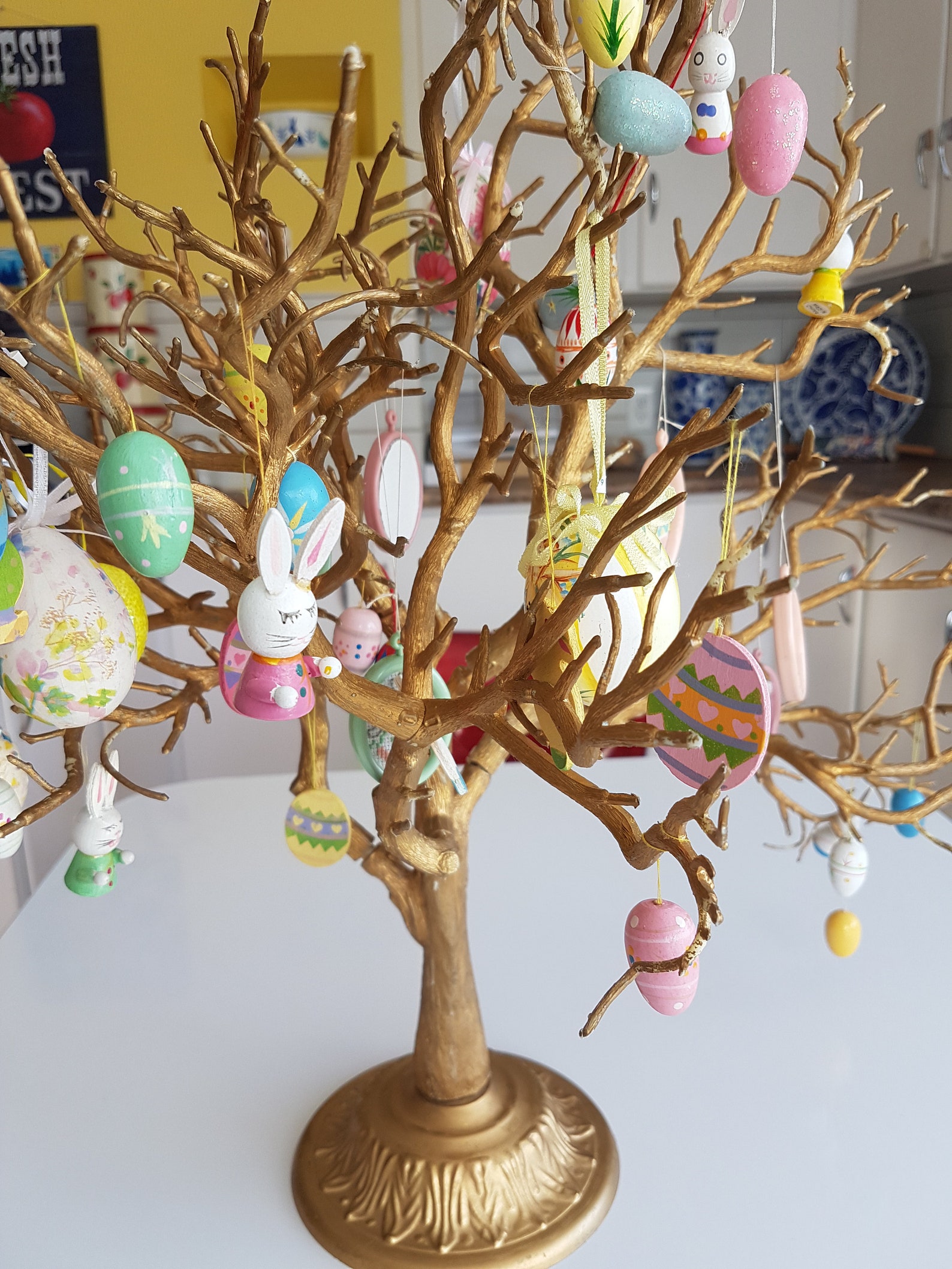 Mid Century Modern Spring Retro Easter Egg Tree perfect Etsy