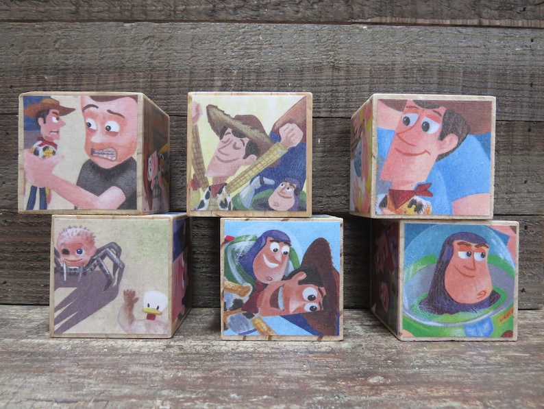 Storybook Blocks / Toy Story / Baby Blocks / Storybook Baby Etsy