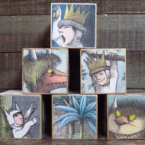Where the Wild Things Are / Storybook Blocks / Classic Storybooks / Storybook Baby Shower / Max / Building Blocks / Vintage Books