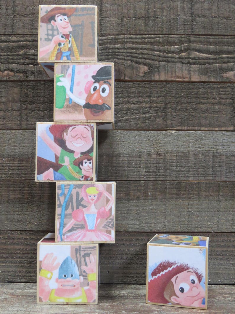 Storybook Blocks / Toy Story / Baby Blocks / Storybook Baby Etsy