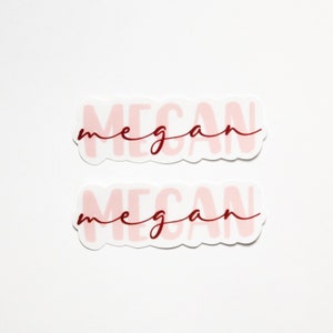 CUSTOM Name Sticker - Etsy