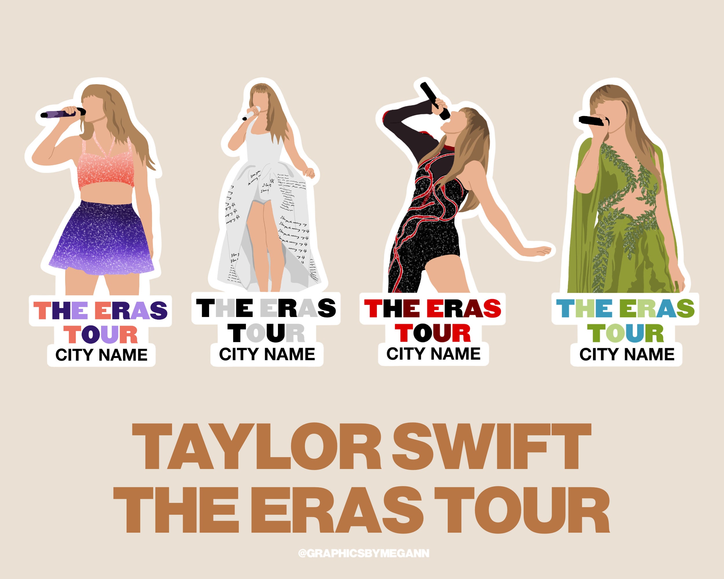 Taylor's Outfit Stickers Taylor's Outfit Stickers