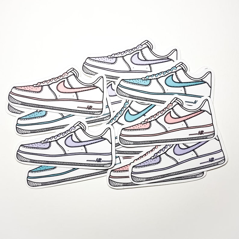 Nike Air Force 1 Sticker - Etsy