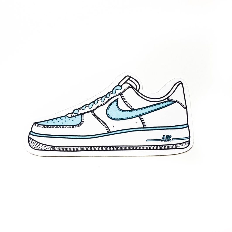 supreme air force 1 sticker